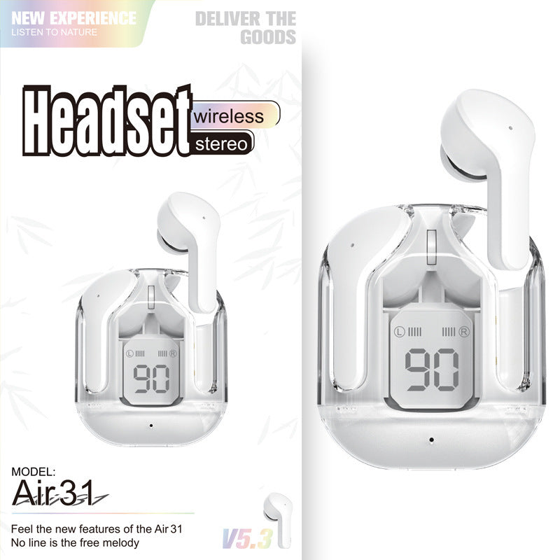Mini Transparent Bluetooth Headset