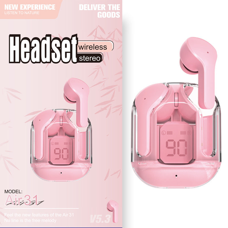 Mini Transparent Bluetooth Headset