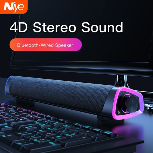 4D Stereo Soundbar Bluetooth Speaker